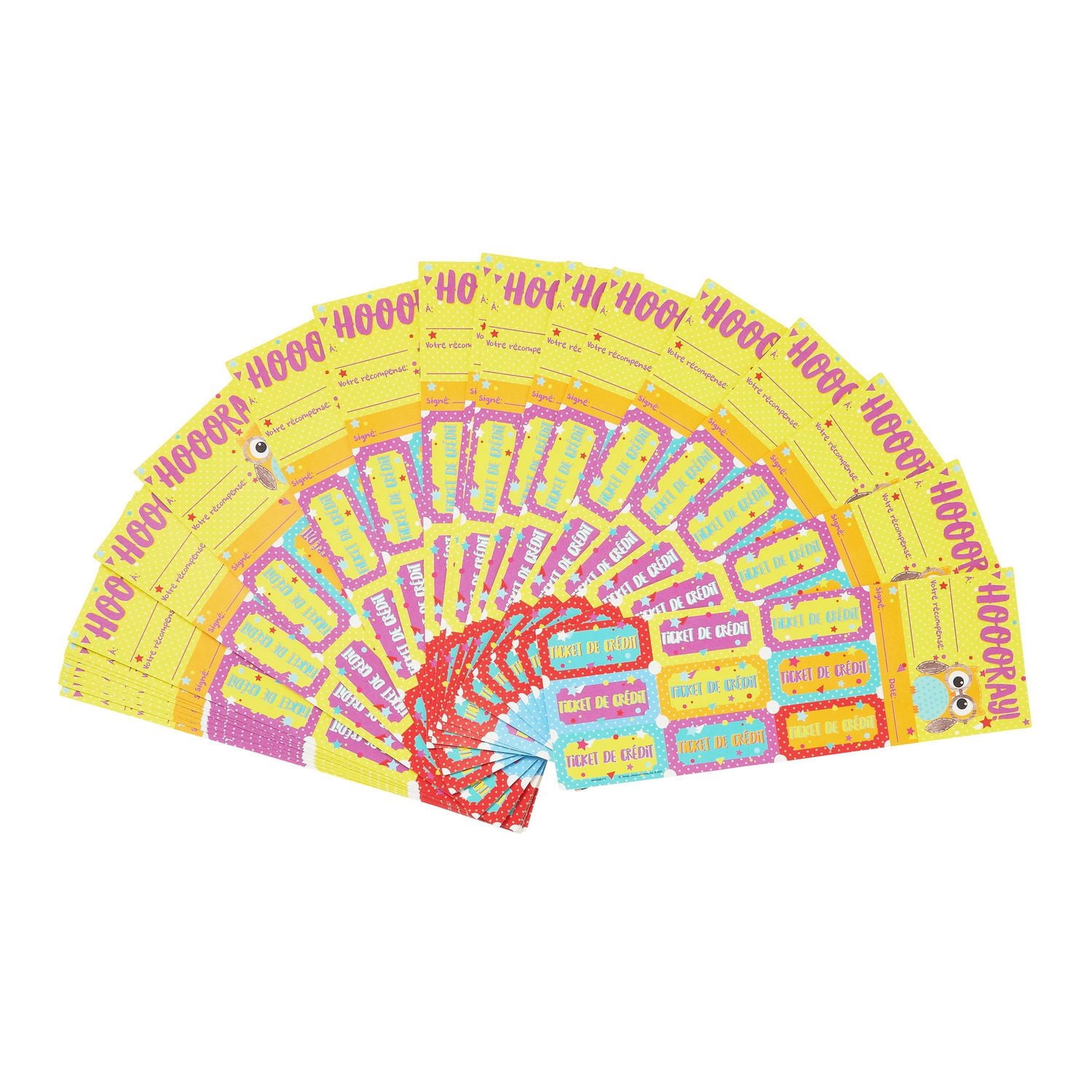 Pen & Gear Reward Tickets with Certificates, 25 Count