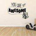 thumbnail image 3 of You Are Awesome Classroom Wall Decals Stickers Education Educational Quotes for Teachers Students School Room Nursery Kindergarten Library Home Art Decals Wall Art Vinyl Decoration Size (8x10 inch), 3 of 3