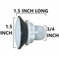 thumbnail image 4 of 3/4 inch Hole Plug, Threaded and 1 Inch Long with Rubber Grommet Seal, 4 of 4