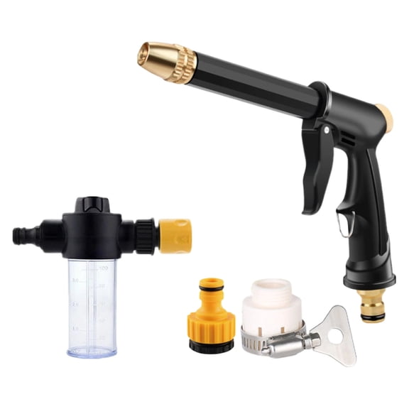 46cm Car Wash Spray Gun Foam Cannon Long Handle High Pressure Nozzle Cleaning Tool for Auto SUV Truck Garden Watering