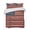 Dark Blue Brown, variant on Quilts Twin Size, Vintage American Flag Soft Comforter Bedding Set for Bed, Retro Red Blue Flag Lightweight Quilted Bedspread with Pillow Cover(2 Pieces) for All Season, 68x86 Inch