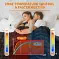 thumbnail image 6 of Huloretions Electric Blanket Queen/King Size,Heated Blanket with 6 Heat Levels & 10H Auto-Off,Thick Heating Blanket,Fast Heating Quilted Blanket for Bedroom Living Room, 6 of 7