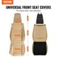 thumbnail image 2 of Fundas de asiento de coche VEVOR universales para asientos delanteros de piel sintética, 2 of 9