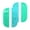 Green Blue, variant on Silicone Joy-Cons Controller Case for Nintendo Switch 2 – Protective Handheld Cover for Left/Right Gamepad-Black