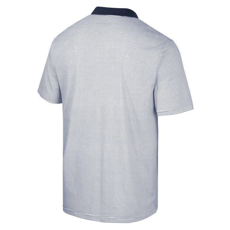 売れ筋商品|||コロシアム シャツ トップス レディース Men's White, Navy West Virginia Mountaineers Print Stripe Polo Shirt White, Navy Men's Colosseum White/Navy West Virginia Mountaineers Print