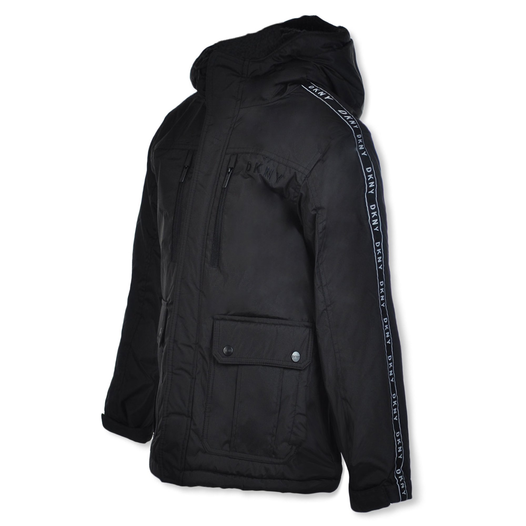 DKNY Boys' Insulated Jacket - black, 3t (Toddler) - Walmart.com