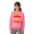 thumbnail image 3 of Awkward Styles Happy Thanksgiving Day Youth Sweatshirt for Boys Girls Gobble Turkey Crewneck Tops for Kids, 3 of 5