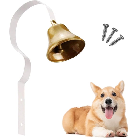 Dog Bell for Door Potty Training Doorbell Pet Housebreaking Bell Retro Wall Mounted Alert Chime Station Hardware Supply for Home Shop Yard