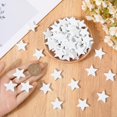 thumbnail image 3 of 100pcs 1" Wooden Stars for Crafts Small White Unfinished Blank Wood Star Cutouts Ornaments Pieces Slices for Flags Making Art Craft Decor DIY Crafts Wedding Party Crafting, 3 of 6