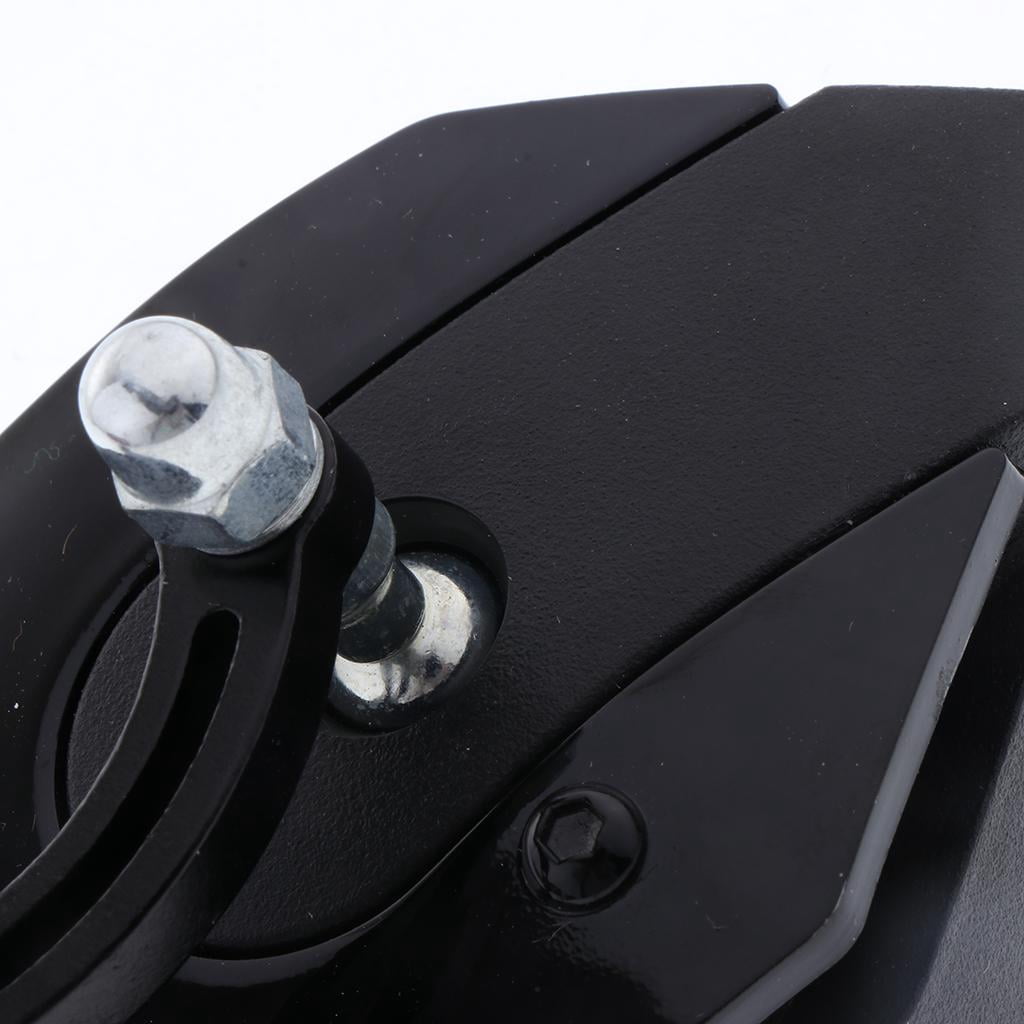 2Pcs Motorbike Scooter Moped 8/10mm Rear View Side Mirrors for XF125/ZY100T/ZY125T/LYM100T-3 Quad ATV Black