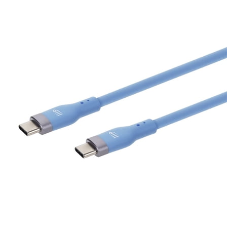 Monoprice USB Gen 2 USB-C to USB-C Silicone Cable 6ft Blue