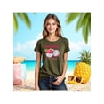 thumbnail image 1 of Playera Blusa De Pitaya Sweet Summer Time – Explosión de Color y Sabor Tropical Color Verde Oliva Talla Mediana Marca Emil SaEs, 1 of 4