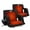 (2 Pack)New Heated- 25" Wide, variant on Aboron Oversized Heated Stadium Seat for Bleachers, 25" Wide Portable Backpack Stadium Chair for Adults, Reclining Bleacher Seat for Sports Events 2pk