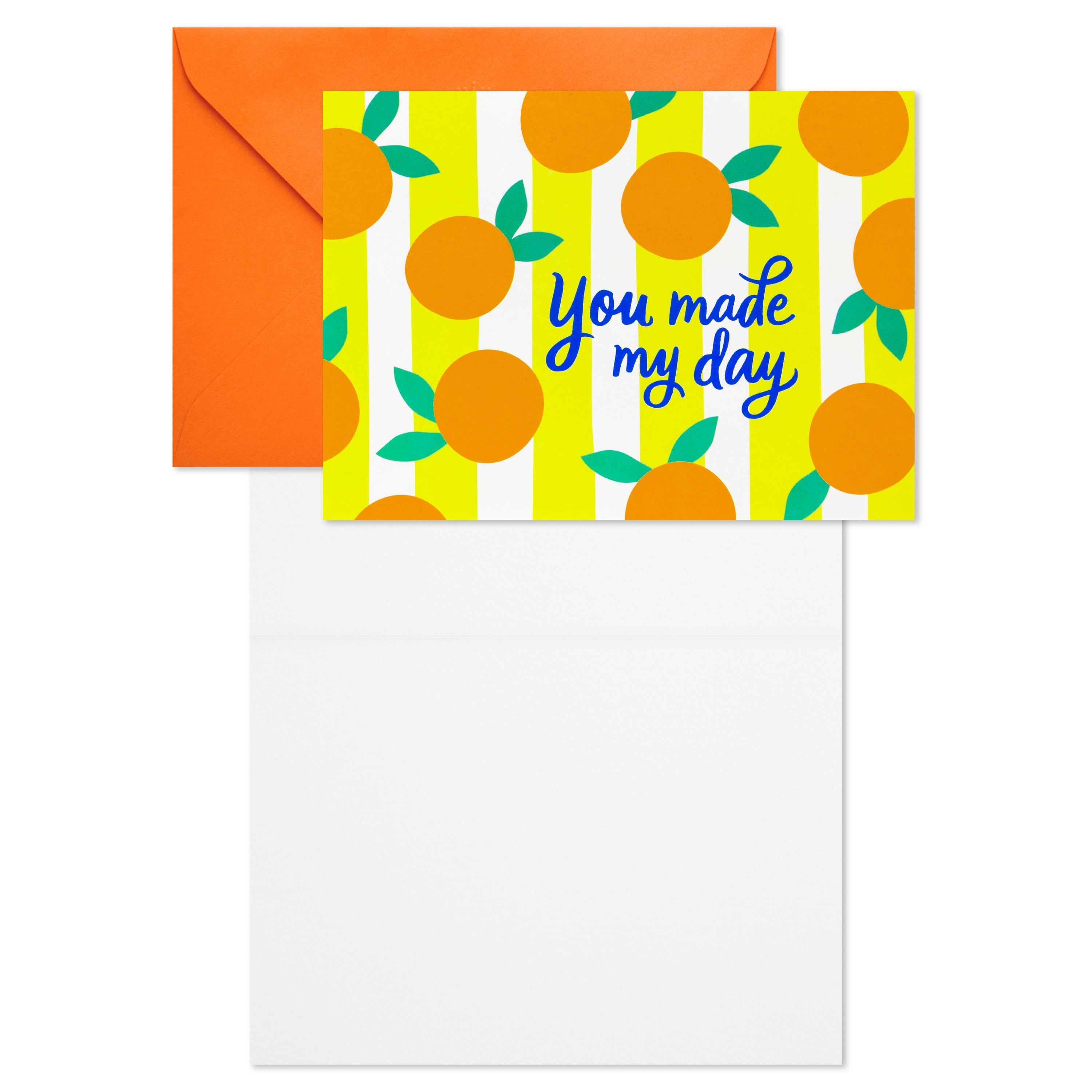Hallmark Blank Thank You Notes (You Made My Day), Pack of 10