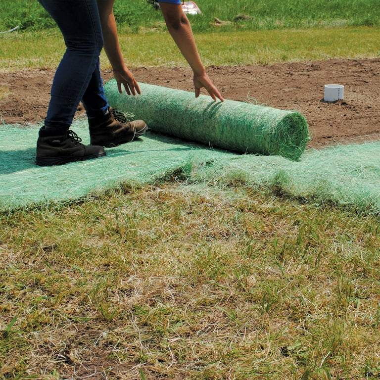 AEC QuickGrass Pro Green Erosion Control Blanket Landscape Roll 4 x50