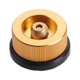 thumbnail image 6 of Gas Saver Plus Gas Burner Adapter Convertor Shifter Refill Flat Tank Conversion Adapter Camping Gas Adaptor Valve Aluminum Alloy (Flat Can and Cartridge Interchangeable Filling Device), 6 of 7
