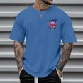 thumbnail image 2 of T-shirts à Imprimé au Dos pour Hommes Chemise d'Été pour Hommes T-Shirt à Manches Courtes T-Shirts Motif Mode Vêtements Rétro Chemise Décontractée T-Shirt Garçon Col Rond Grandes Tailles T-Shirt Hauts Légers T-Shirts Cool pour Hommes Taille Homme, 2 of 4