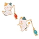 thumbnail image 2 of 2 piezas gato forma broche alfileres regalo joyería decoraciones aleación solapa insignia colgante moda para suéter bolsas de ropa Salvador broches de esmalte, 2 of 6