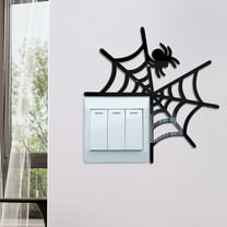 Halloween Stickers for Window,Halloween Decoration Indoor Wall Clings Stickers,Halloween Window Clings Halloween Window Stickers,Halloween New Acrylic Mirror Paste Home Switchs Decoration Wall Paste