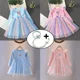 thumbnail image 2 of Vestido de princesa Elsa de Frozen Snow Queen, vestidos de arcoíris para niñas, ropa de fiesta de manga larga para niños, trajes de primavera y otoño para niños, 2 of 5