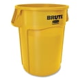 thumbnail image 4 of Vented Round Brute Container, 44 gal, Plastic, Yellow | Bundle of 2, 4 of 10