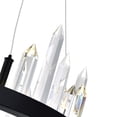 thumbnail image 5 of CWI Lighting Juliette Transitional Metal LED Chandelier in Black, 5 of 5