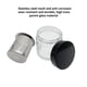 thumbnail image 2 of Ounissouiy Taza de con tapa, eliminador de polvo transparente, lavadora con Alcohol, artesanía, suministros de joyería, tarro de limpieza lavable Suministros de limpieza para el hogar Ounissouiy HA065333-00, 2 of 6