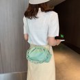 thumbnail image 4 of Bolso de hombro plisado de PU suave para mujer, bolso de mano de día con cadena, bolso sólido (verde) Tmvgtek Para estrenar, 4 of 8