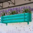 thumbnail image 4 of Morttic 8 Bundles Artificial Daisy Flowers UV Resistant No Fade Fake Greenery Faux Plastic Flowers for Wedding Garden Hanging Planter Indoor Porch Patio Office Home Decoration (Purple), 4 of 10