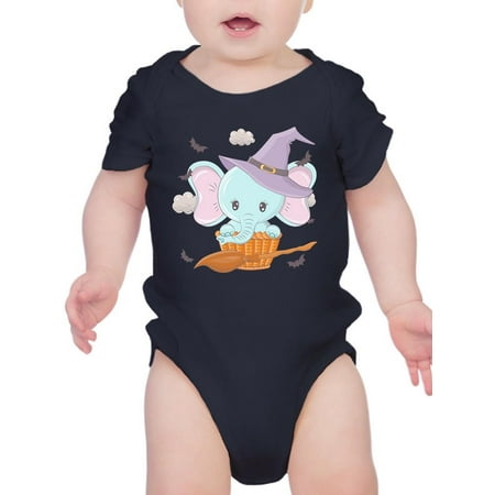 

Cute Baby Elephant In Basket Bodysuit Infant -Image by Shutterstock 24 Months
