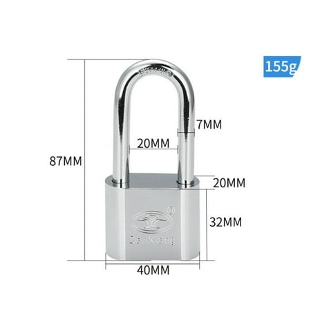 Full metal Padlock Wolf Head Lock Small Locks Door Locks 30mm 40mm 50MM ...