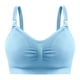 thumbnail image 1 of Sujetador de lactancia para mujeres embarazadas sin aro de acero, con hebilla frontal y sin costuras, de talla grande, con ajuste de alimentación, sujetador de lactancia posparto fruncido, ropa, 1 of 6