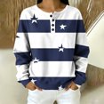 thumbnail image 5 of Cmfcve Cut Star Shirt for Women Oversized Printed Long Sleeve Pullover Sweatshirts Fashion Casual Daily Tops, 5 of 5