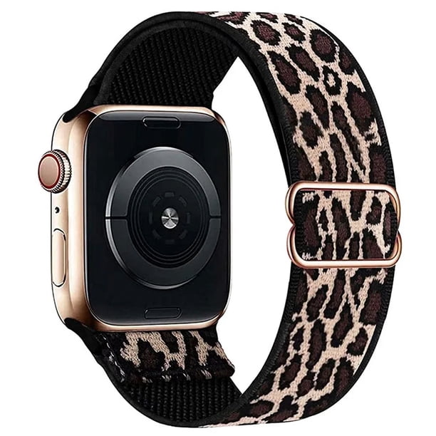 Correa Extensible De Nylon Elastica Unisex M / L 38 / 40 / 41 mm Para Apple Watch Compatible Con Serie Se / 2 / 3 / 4 / 5 / 6 / 7 /