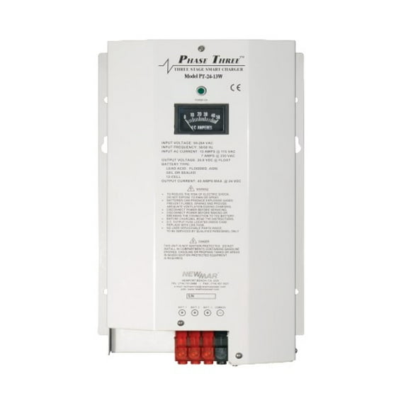 Newmar PT-24-13W 24v Charger 3 Bank 13 Amp
