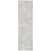 SAFAVIEH Restoration Vintage Janae Abstract Runner Rug, Grey/Blue, 2'3" x 8'