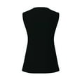 thumbnail image 7 of USSUMA Cute Womens Tops Summer Fashion Shirts Women's Summer V-Neck Summer Tops Casual Solid Tank Tops Sleeveless Plus Tunics Blouse Ladies Tops Trendy, 7 of 7