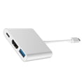 thumbnail image 2 of Monstrate USB 3.1 Hub 3-en-1 Divisor portátil Estación de acoplamiento Ratón Teléfono Adaptador convertidor de 3 puertos Reemplazo para 4c / 5 Type2 NO2, 2 of 6