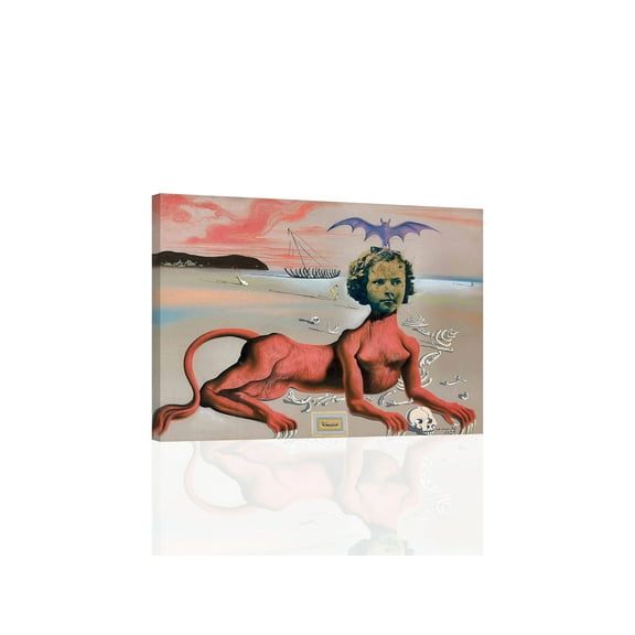 Salvador Dali Shirley Temple Most Sacred Monster - Canvas OR Print Wall Art