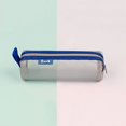 thumbnail image 5 of Transparent Solid Color Stationery Bag With Zipper, Mesh Pencil Case, Contrasting Pencil Bag For Students, 5 of 5