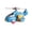 Blue, variant on Deformation Helicopter Toys, Helicopter to Robot, Suitable for 2 3 4 5 Years Old Kids, Fun Toy Helicopter for Preschool Boys and Grls Red 1Pcs
