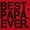 Red, variant on Best Papa Ever Worlds Greatest Father Men's Big & Tall Graphic Hoodie Brisco Brands 4X