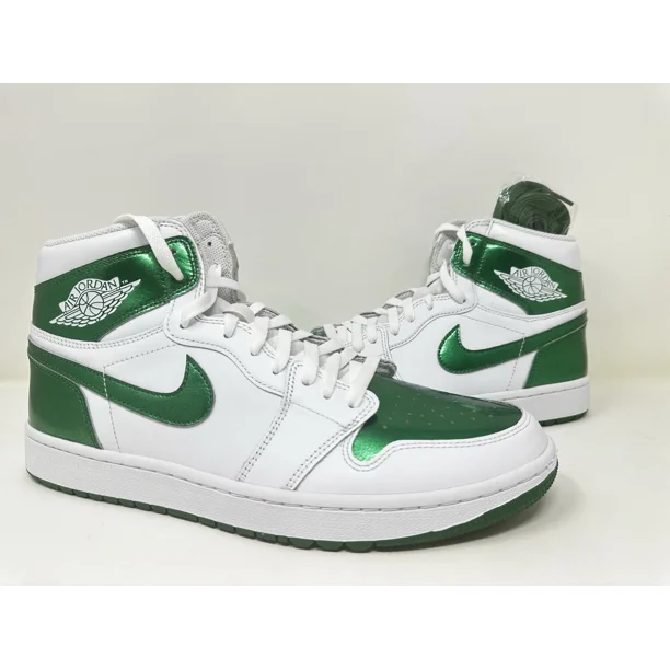 Ni - ke DQ0660 130 Air Jordan 1 High Retro Golf High White Pine Green US Size 12 Men’s