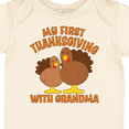 thumbnail image 4 of Inktastic My First Thanksgiving with Grandma Boys or Girls Baby Bodysuit, 4 of 5