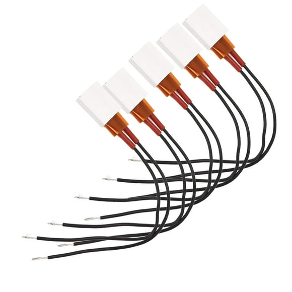 PTC Heater Plate, 70 Degrees Celsius PTC Heating 5Pcs Safe Ceramic Constant Temperature For Foot Bath Devices 12V