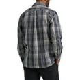 thumbnail image 3 of Wrangler® Men's Long Sleeve Plaid Shirt, Sizes S-5XL, 3 of 4