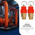thumbnail image 3 of SASABAXI 2Pack Brass Safety Valve for Air Compressor Attachment Compact Design 5.50X2.00X2.00CM, 3 of 6