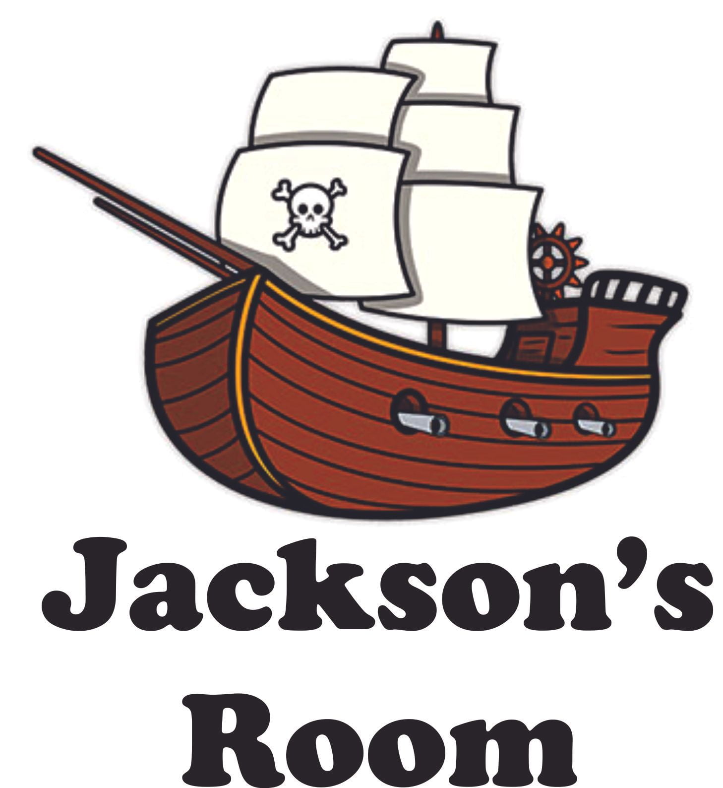 Pirate Ship Name Sign Personalized Pirate Name Sign Pirate Décor Pirate  Sign Kids Room Décor Nursery Sign Custom Name Sign Kids Pirate Party -   Canada