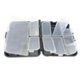 thumbnail image 4 of Caja de aparejos de pesca con mosca, cajas de aparejos con compartimentos, caja de almacenamiento, caja de señuelos para anzuelos, plomos de cebos de, 4 of 8