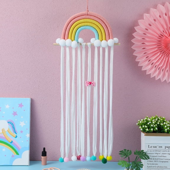 TEHAUX Hair Bow Organizer Wall Mount Holder for Hair Clips and Accessories